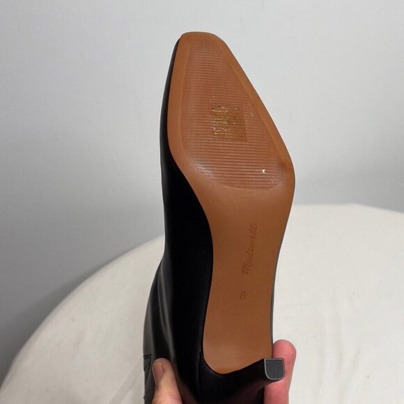 Madewell $218 The Dimes Stiletto Heel Ankle Boot Black Size 6 NT545 - Picture 13 of 13